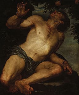 Tantalus Gioacchino Assereto 1640s