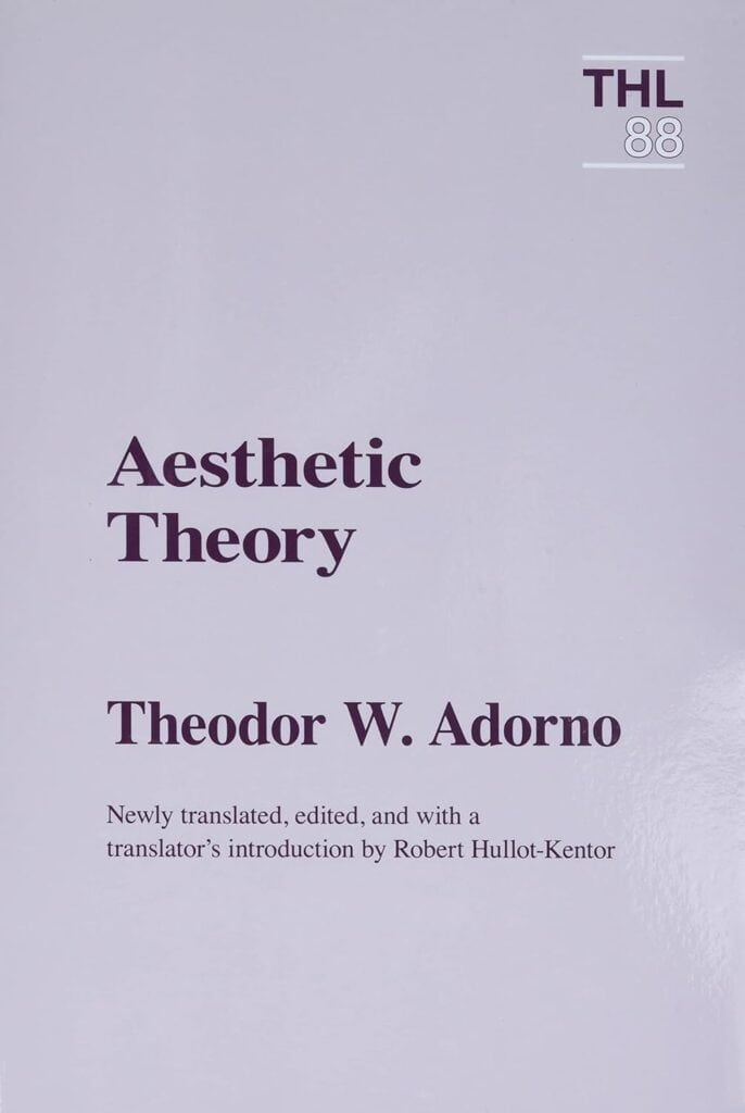 Theodor Adorno, Aesthetic Theory